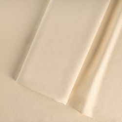 ΥΦΑΣΜΑ ΚΡΕΠΟΝ ΖΑΚΑΡ ΜΑΛΑΚΟ ΜΕ ΑΝΑΓΛΥΦΕΣ ΛΕΠΤΟΜΕΡΕΙΕΣ - ΓΕΩΜΕΤΡΙΚΟ ΣΧΕΔΙΟ ΚΡΕΜ