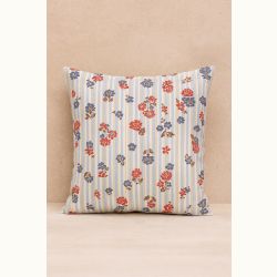 ΥΦΑΣΜΑ ΒΑΜΒΑΚΕΡΟ HALF PANAMA PREMIUM - FLORAL STRIPES 
