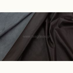 ΥΦΑΣΜΑ ΔΕΡΜΑΤΙΝΗ ΕΛΑΣΤΙΚΗ ΜΕ ΕΠΕΝΔΥΣΗ ΦΛΙΣ (ΚΑΦΕ ΣΚΟΥΡΟ)