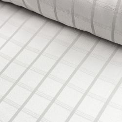 ΥΦΑΣΜΑ ΖΑΚΑΡ ΣΑΤΙΝΕ ΑΝΑΓΛΥΦΟ ΕΞΑΙΡΕΤΙΚΗΣ ΠΟΙΟΤΗΤΑΣ — ΦΑΡΔΟΣ 2.80 Μ. - ΓΚΡΙ ΑΣΗΜΙ ΚΑΡΟ - Ρετάλι 3.50μ.