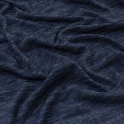 ΥΦΑΣΜΑ ΠΛΕΚΤΟ ΜΑΛΑΚΟ ΧΕΙΜΕΡΙΝΟ - ΜΕΛΑΝΖΕ ΜΠΛΕ ΡΑΦ (Ρετάλι 3 μέτρα)