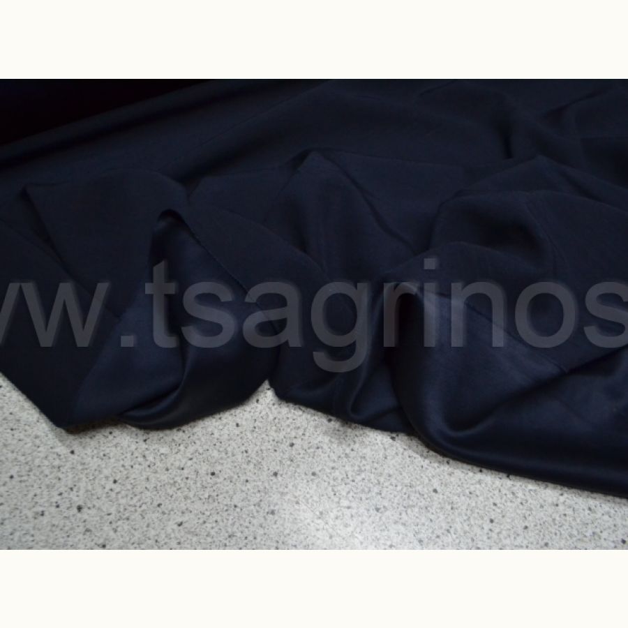 ΥΦΑΣΜΑ ΚΛΑΣΣΙΚΟΣ  ΑΛΠΑΚΑΣ (μαλλι - μεταξι)(για ταγιερ- κουστουμι- μπλε σκουρο) - Ρετάλια 1.30μ. + 1.40μ.