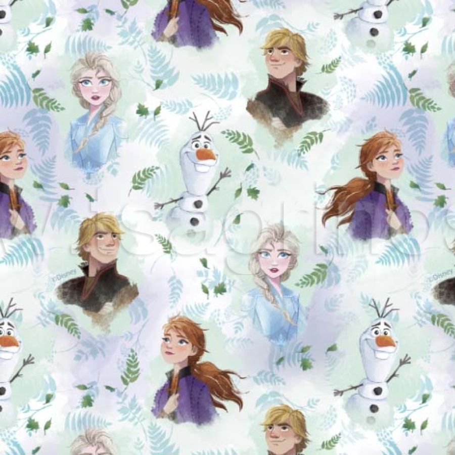 ΥΦΑΣΜΑ ΠΟΠΛΙΝΑ DIGITAL PRINT (DISNEY LICENSED) FROZEN