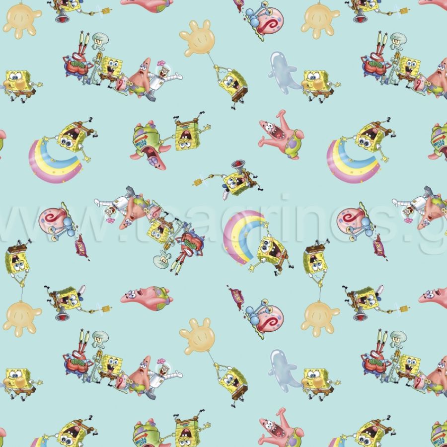 ΥΦΑΣΜΑ ΠΟΠΛΙΝΑ 100% ΒΑΜΒΑΚI (DISNEY LICENSED) ΜΠΟΜΠ ΣΦΟΥΓΓΑΡΑΚΗΣ - ΒΕΡΑΜΑΝ