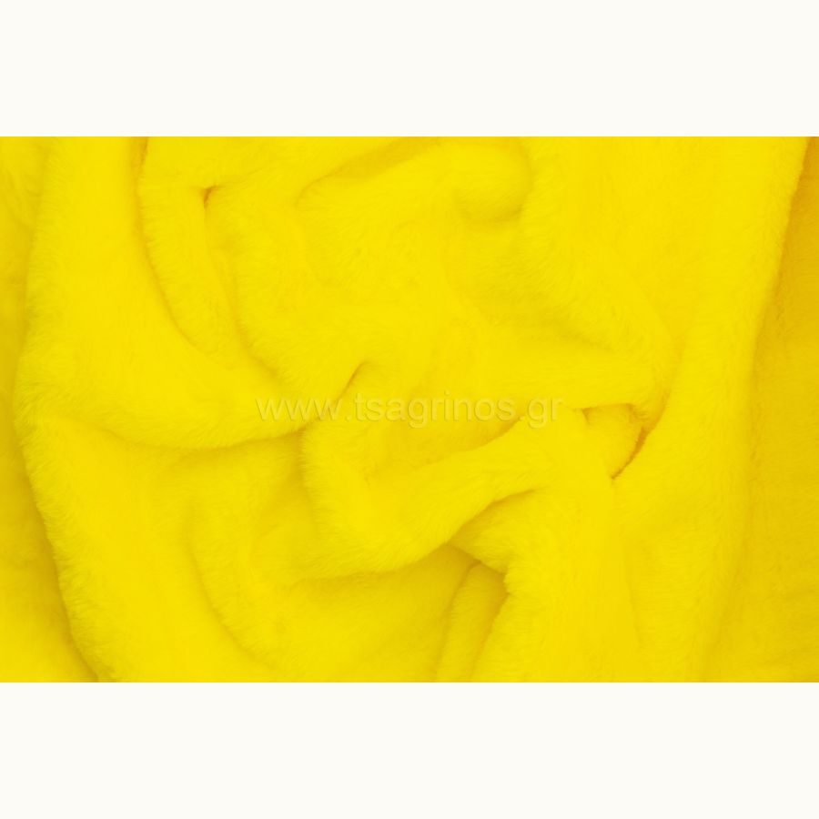 ΥΦΑΣΜΑ ΓΟΥΝΑΚΙ ΟΙΚΟΛΟΓΙΚΟ SUPER SOFT ''RABBIT'' (ΚΙΤΡΙΝΟ)