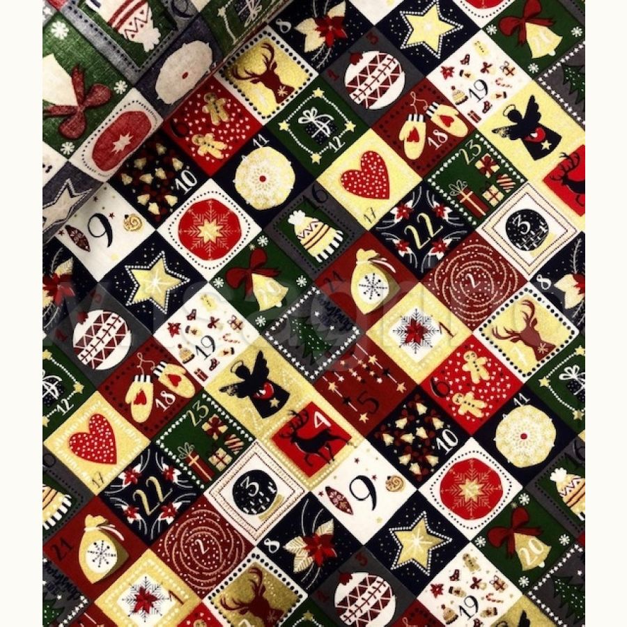 ΥΦΑΣΜΑ ΒΑΜΒΑΚΕΡΟ 100% (Ποπλίνα) πρασινο