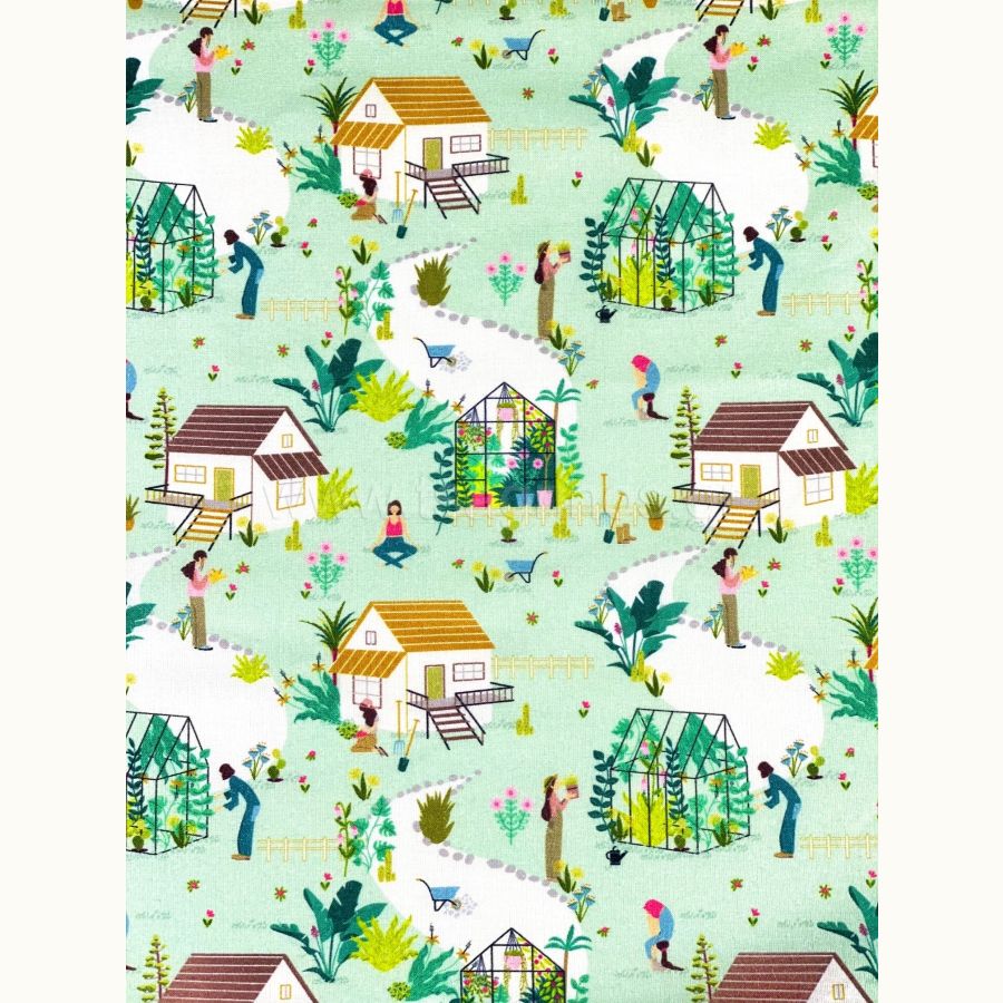 ΥΦΑΣΜΑ ΠΟΠΛΙΝΑ 100% ΒΑΜΒΑΚΙ (YOGA)