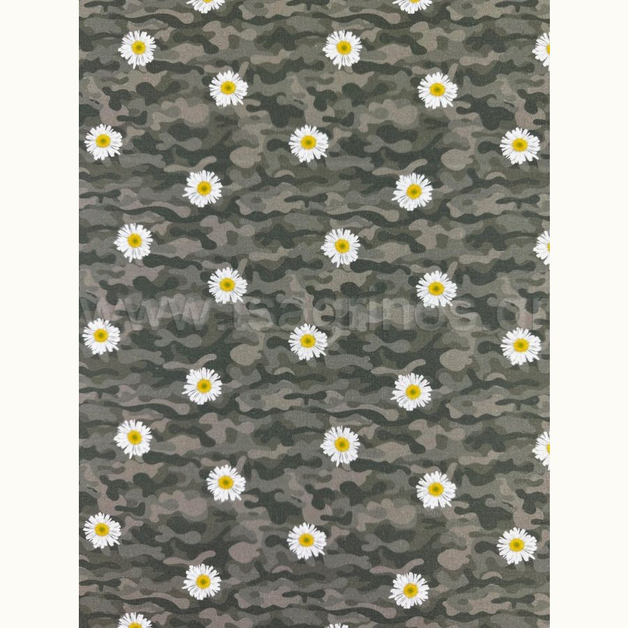 ΥΦΑΣΜΑ ΠΟΠΛΙΝΑ 100% ΒΑΜΒΑΚI (ΜΑΡΓΑΡΙΤΕΣ ΠΑΡΑΛΛΑΓΗΣ ΧΑΚΙ) - Ρετάλι 1.50μ.