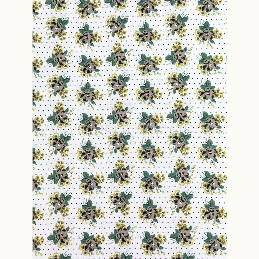 ΥΦΑΣΜΑ ΠΟΠΛΙΝΑ 100% ΒΑΜΒΑΚI (VINTAGE FLORAL)