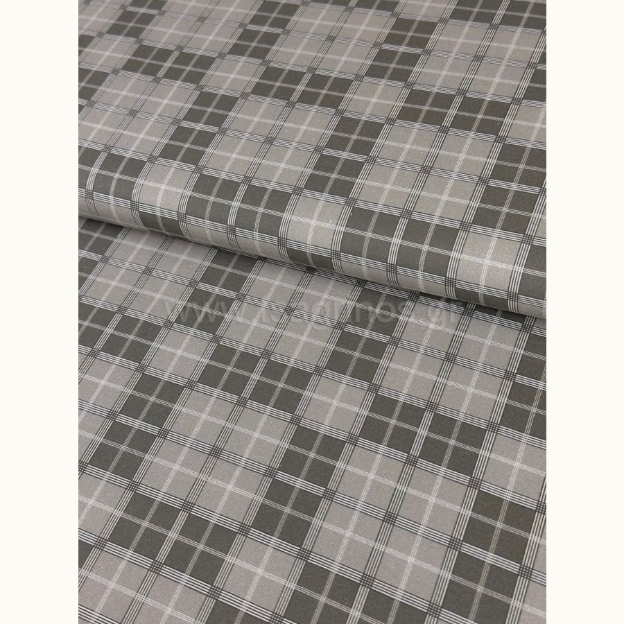 ΥΦΑΣΜΑ ΠΟΠΛΙΝΑ 100% ΒΑΜΒΑΚI (ΚΑΡΟ ΜΠΕΖ-ΓΚΡΙ)