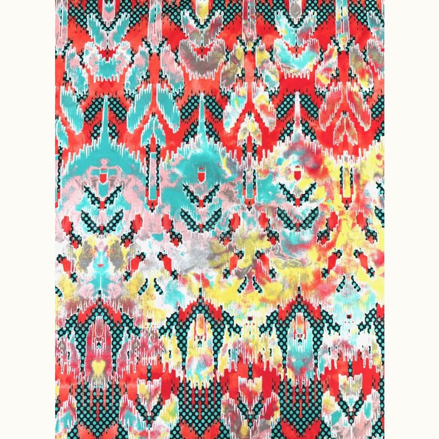 ΥΦΑΣΜΑ ΖΕΡΣΕΙ ΕΛΑΣΤΙΚΟ (ΣΧΕΔΙΟ TRIBAL) - Ρετάλι 2μ.