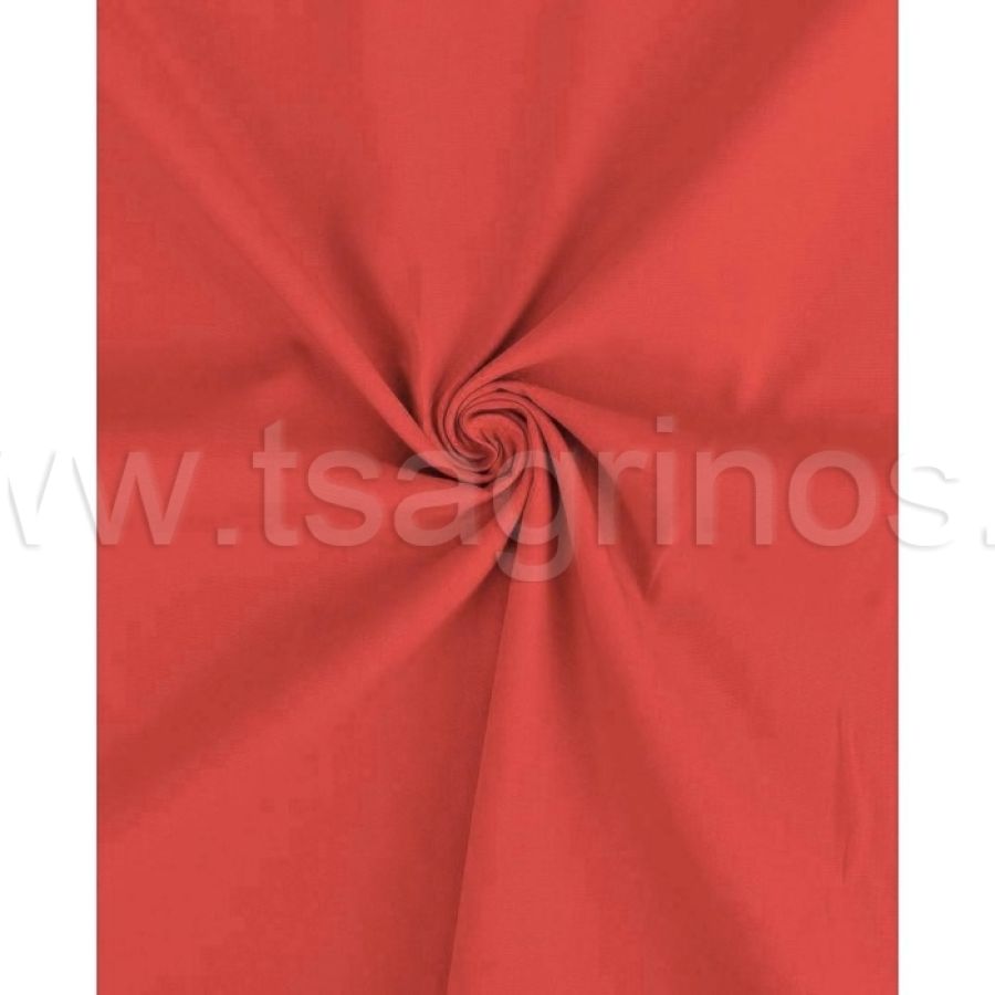 ΥΦΑΣΜΑ ΠΟΠΛΙΝΑ 100% ΒΑΜΒΑΚI (ΚΟΚΚΙΝΟ ΑΝΟΙΧΤΟ ΤΗΣ ΦΩΤΙΑΣ)