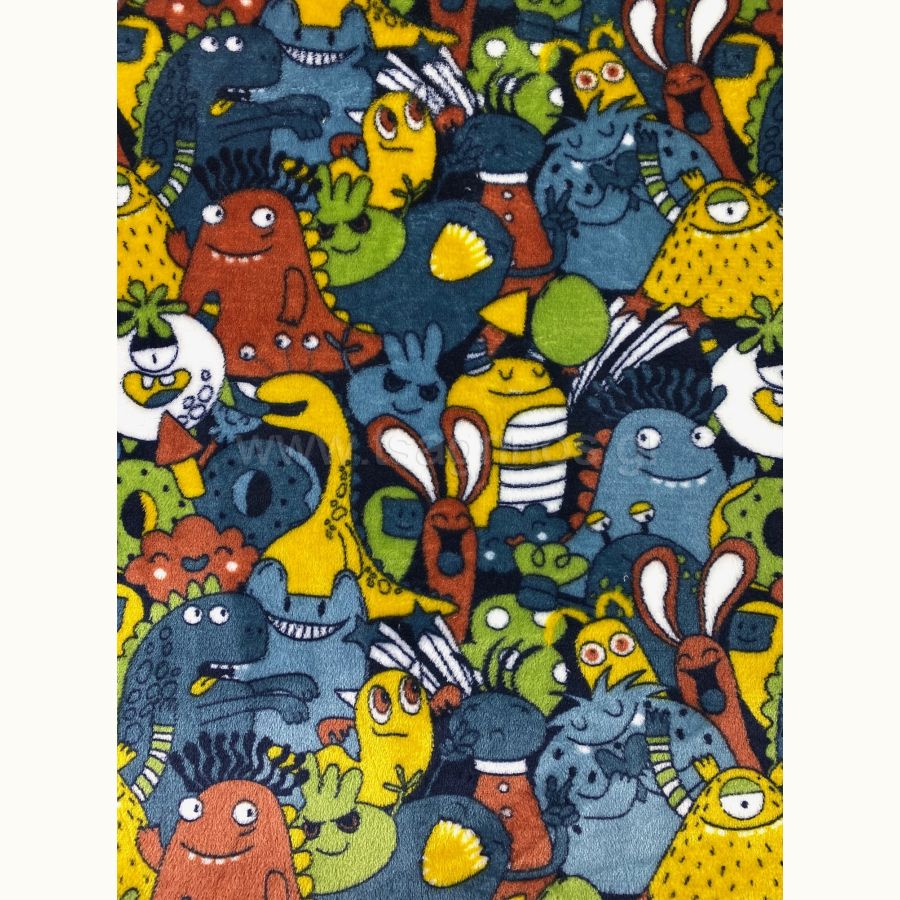 ΥΦΑΣΜΑ ΦΛΙΣ ΓΟΥΝΑΚΙ ''POLAR FLEECE'' (MONSTERS)