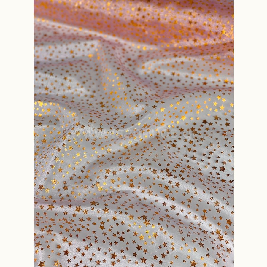 ΧΡΙΣΤΟΥΓΕΝΝΙΑΤΙΚΟ ΔΙΑΚΟΣΜΗΤΙΚΟ ΥΦΑΣΜΑ ΟΡΓΑΝΤΖΑ FOIL