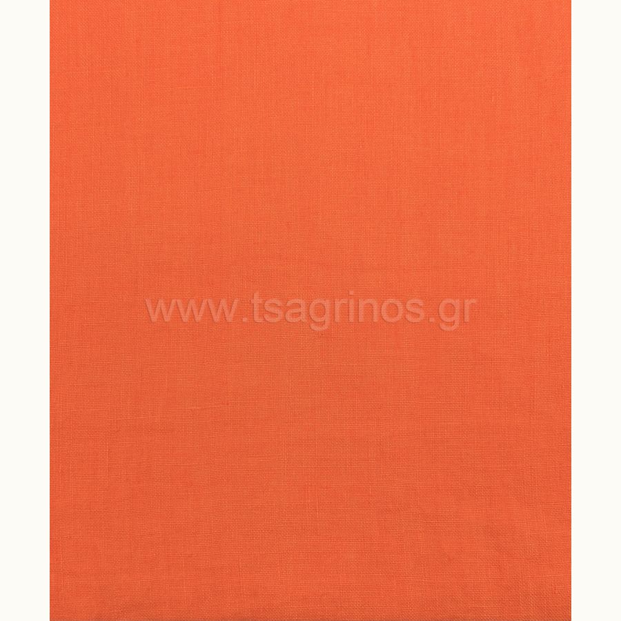 ΥΦΑΣΜΑ 100% ΛΙΝΟ (ΠΟΡΤΟΚΑΛΙ)