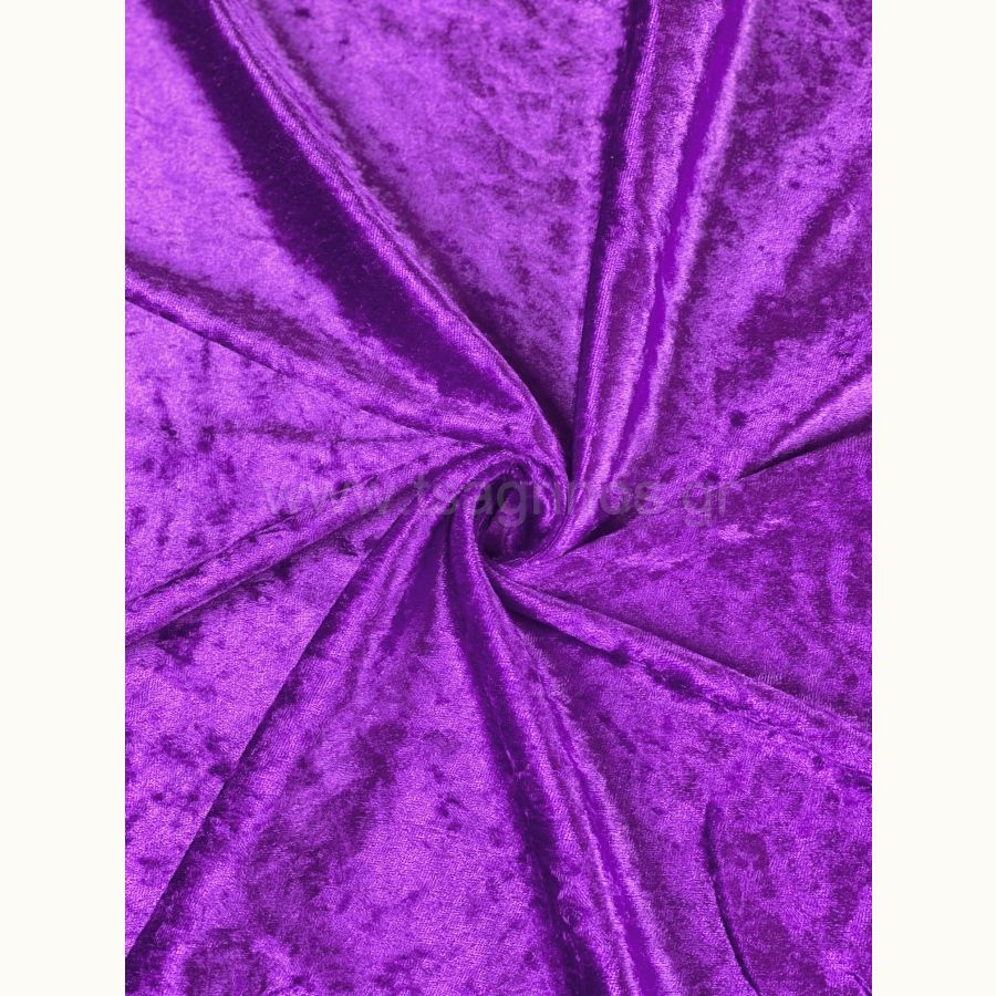ΥΦΑΣΜΑ ΒΕΛΟΥΔΟ ΒΕΛΟΥΤΕ ”CRUSHED” (ΜΩΒ ΒΙΟΛΕΤΙ)