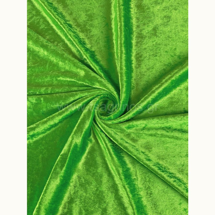 ΥΦΑΣΜΑ ΒΕΛΟΥΔΟ ΒΕΛΟΥΤΕ ”CRUSHED” (ΠΡΑΣΙΝΟ ΛΑΧΑΝΙ)