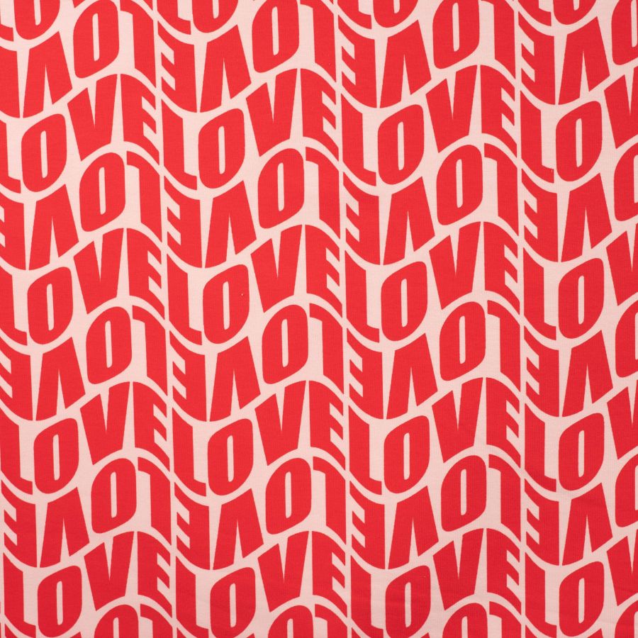 ΥΦΑΣΜΑ ΦΟΥΤΕΡ ORGANIC DIGITAL PRINT - LOVE