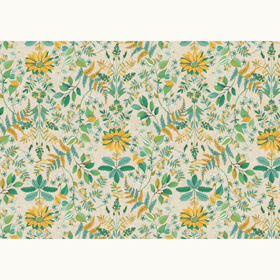 ΥΦΑΣΜΑ ΛΟΝΕΤΑ (ΚΑΡΑΒΟΠΑΝΟ ΜΑΛΑΚΟ) ΒΑΜΒΑΚΕΡΟ, DIGITAL PRINT - TUSCAN GARDEN