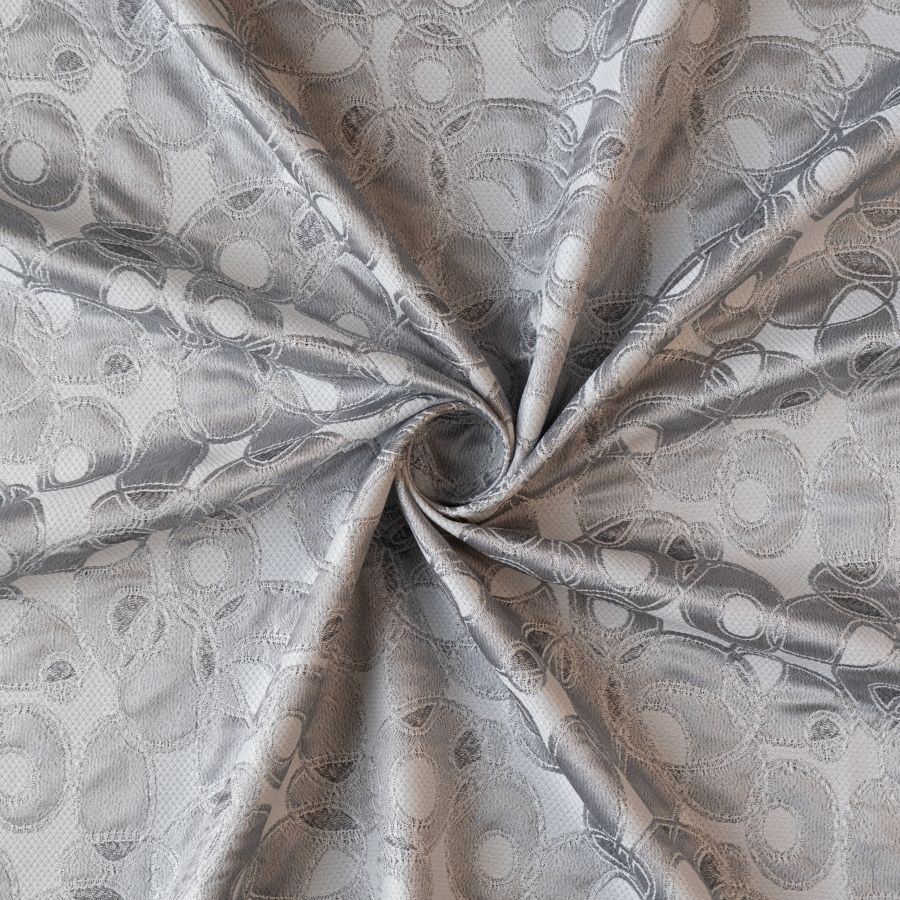 ΥΦΑΣΜΑ ΖΑΚΑΡ ΜΑΛΑΚΟ ΜΕ ΑΝΑΓΛΥΦΕΣ ΛΕΠΤΟΜΕΡΕΙΕΣ ΛΑΜΕ - ΣΧΕΔΙΟ ΓΕΩΜΕΤΡΙΚΟ ΓΚΡΙ 