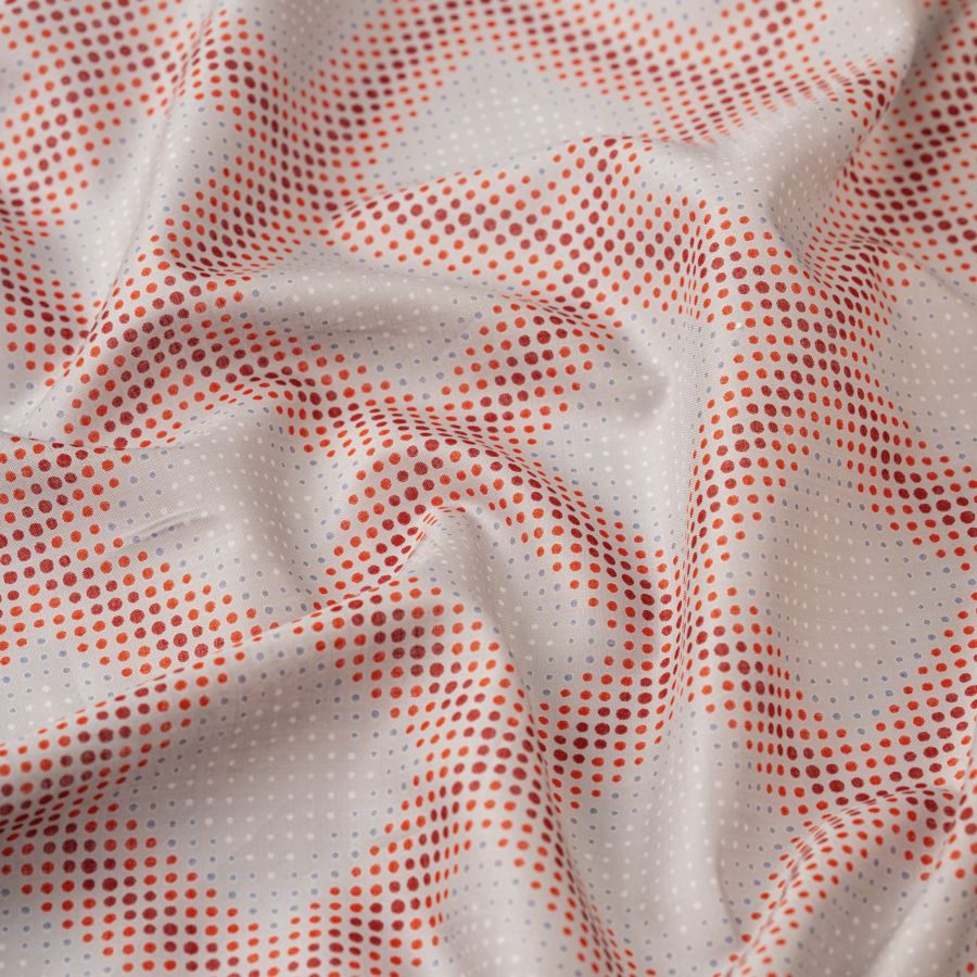 ΥΦΑΣΜΑ VINTAGE ΒΑΜΒΑΚΕΡΟ ΒΟΥΑΛ - ΦΑΡΔΟΣ 0,90 - WAVE DOTS