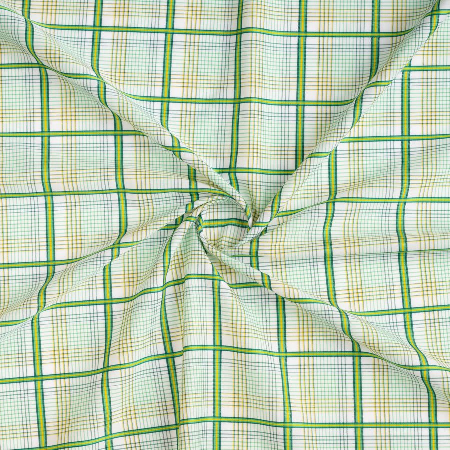 ΥΦΑΣΜΑ VINTAGE ΒΑΜΒΑΚΕΡΟ ΒΟΥΑΛ - ΦΑΡΔΟΣ 0,90 - ΚΑΡΟ  ΑΣΠΡΟ/ ΠΡΑΣΙΝΟ 