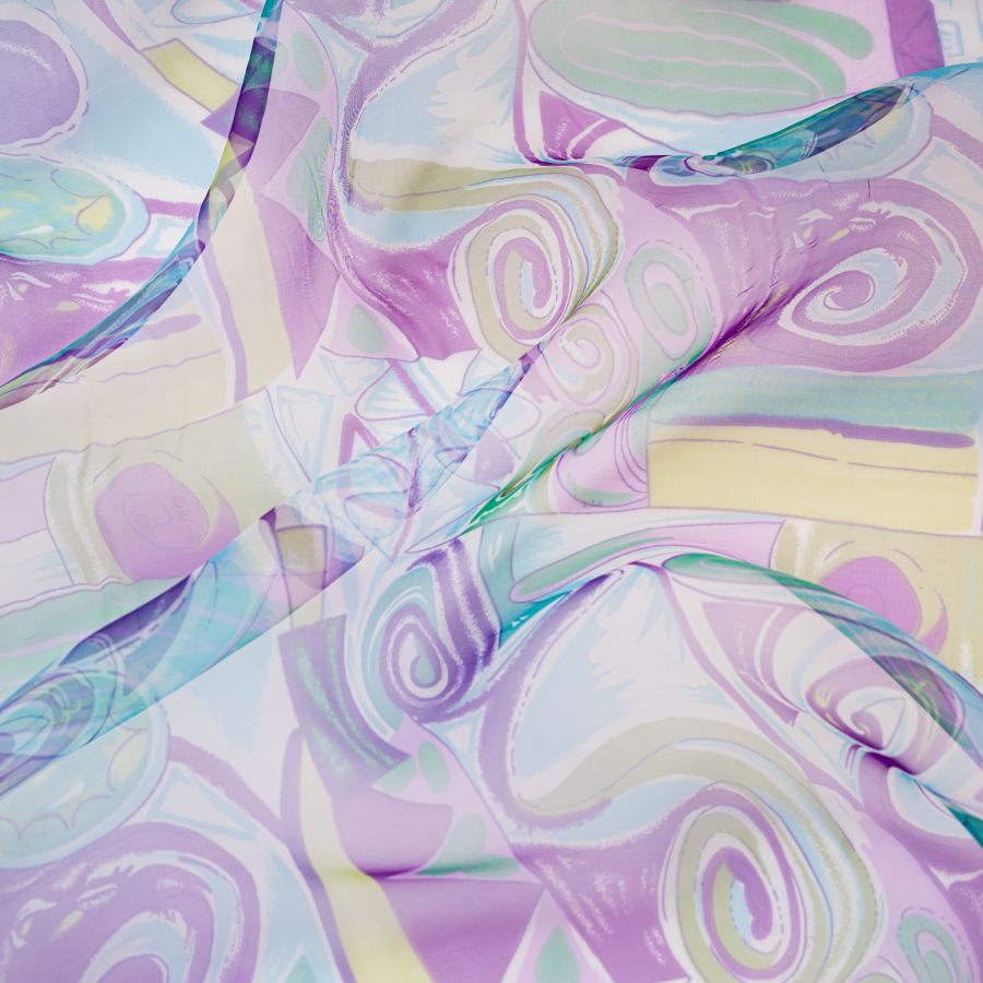 ΥΦΑΣΜΑ ΟΡΓΑΝΤΖΑ ΕΝΔΥΣΗΣ ''HIGH MULTI CRYSTAL'' - ΒΕΡΑΜΑΝ / ΜΩΒ TRIBAL GEOMETRIC