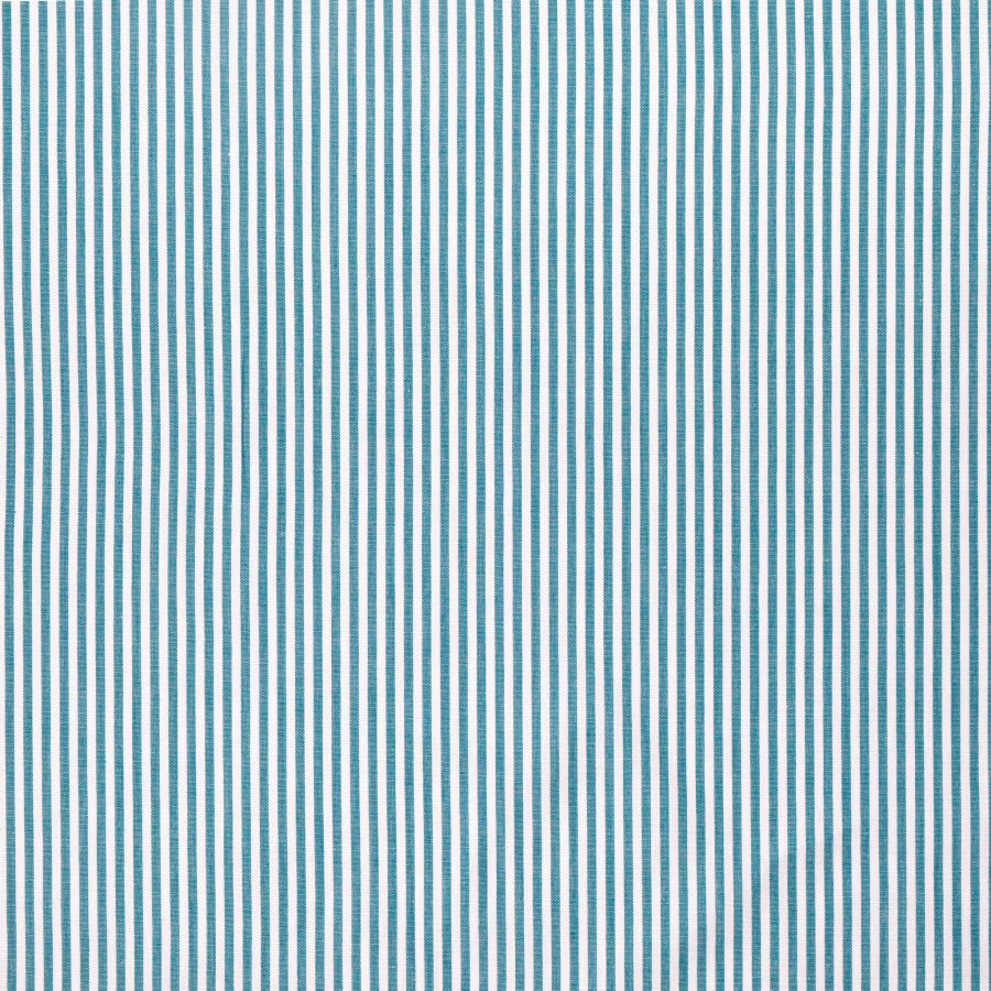 ΥΦΑΣΜΑ 100% ΒΑΜΒΑΚΕΡΗ ΠΟΠΛΙΝΑ ΝΗΜΑΤΟΒΑΜΜΕΝΗ ΔΙΠΛΗΣ ΟΨΗΣ - ΡΙΓΕ 2mm ΑΣΠΡΟ/ ΠΕΤΡΟΛ