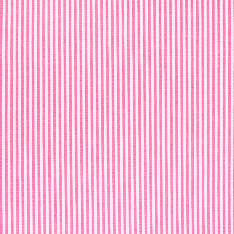 ΥΦΑΣΜΑ 100% ΒΑΜΒΑΚΕΡΗ ΠΟΠΛΙΝΑ ΝΗΜΑΤΟΒΑΜΜΕΝΗ ΔΙΠΛΗΣ ΟΨΗΣ - ΡΙΓΕ 2mm ΑΣΠΡΟ/ ΡΟΖ