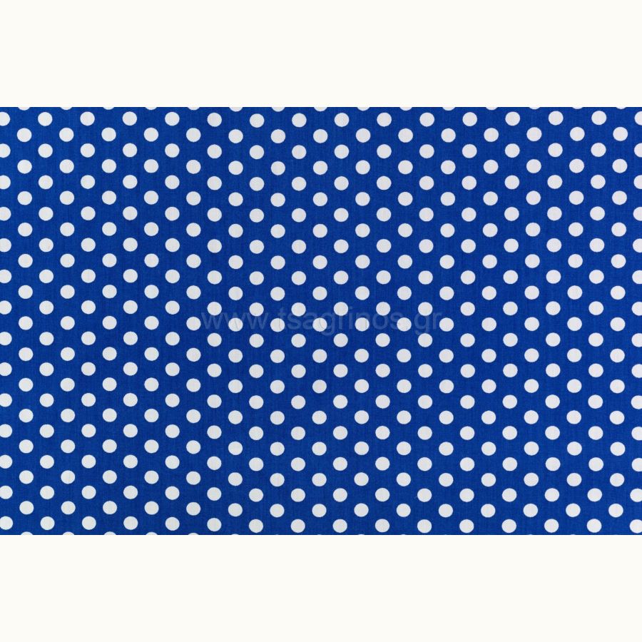 ΥΦΑΣΜΑ ΠΟΠΛΙΝΑ 100% ΒΑΜΒΑΚΙ ΣΧΕΔΙΟ ΠΟΥΑ ΜΕΣΑΙΟ (ΜΠΛΕ-ΑΣΠΡΟ)