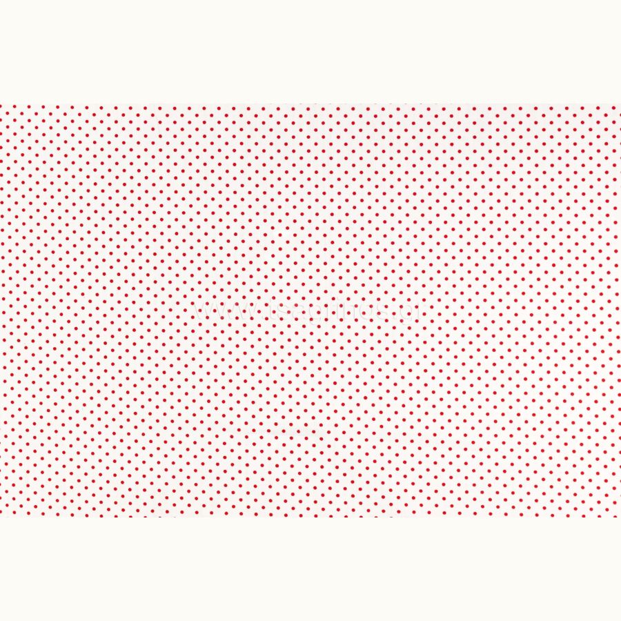 ΥΦΑΣΜΑ ΠΟΠΛΙΝΑ 100% ΒΑΜΒΑΚΙ ΣΧΕΔΙΟ ΠΟΥΑ ΜΙΚΡΟ (ΑΣΠΡΟ - ΚΟΚΚΙΝΟ)