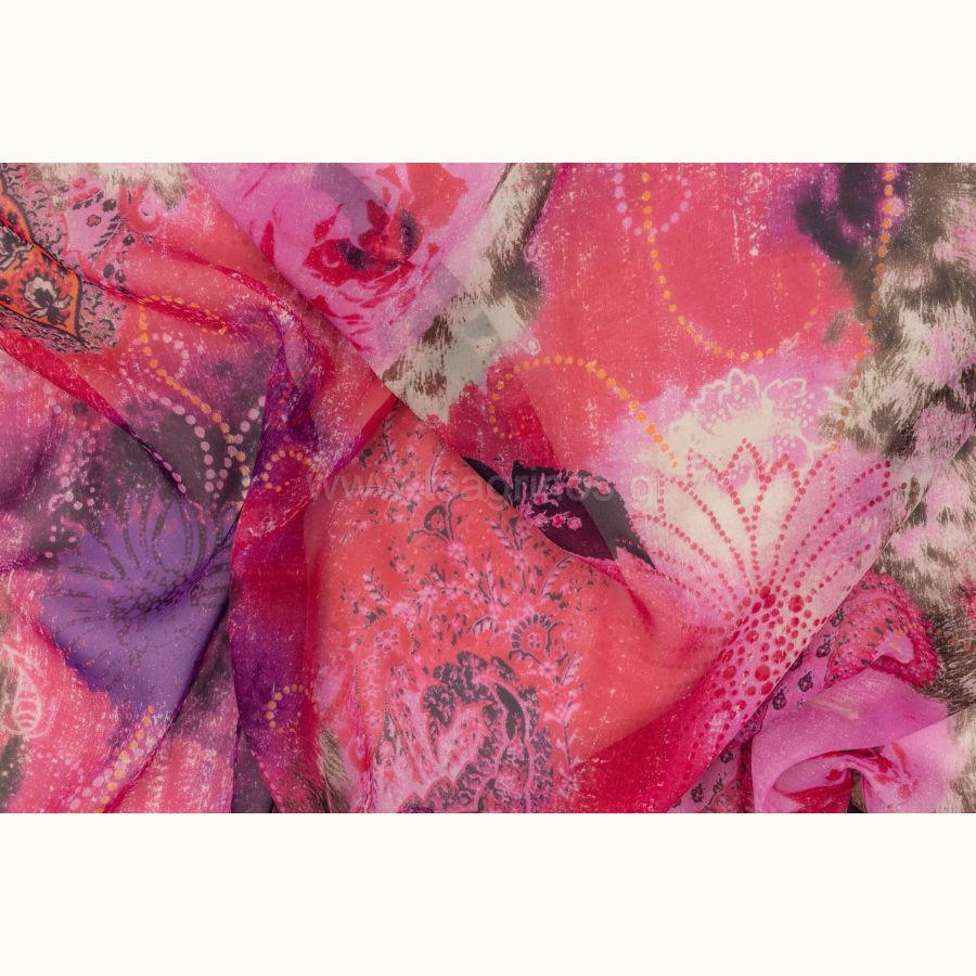 ΥΦΑΣΜΑ 100% ΜΕΤΑΞΩΤΗ ΜΟΥΣΕΛΙΝΑ (ΛΑΧΟΥΡ ΦΛΟΡΑΛ)