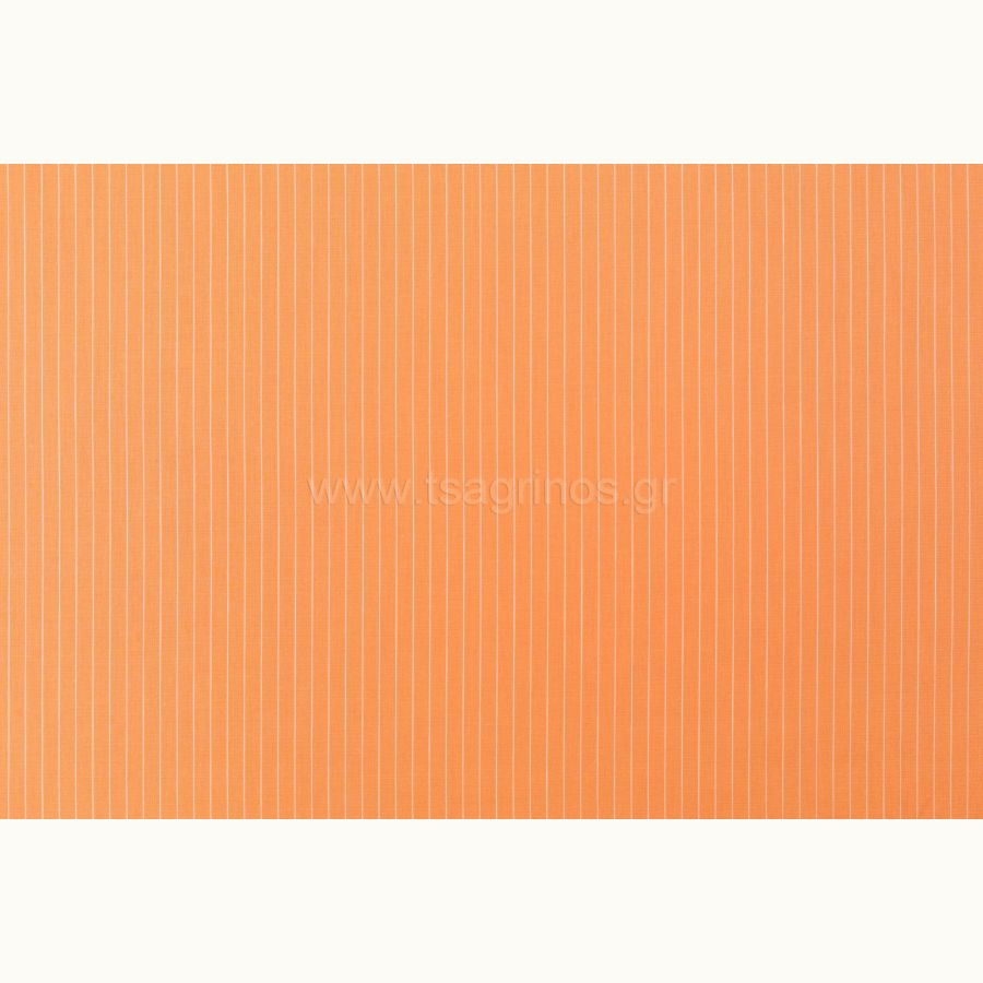 ΥΦΑΣΜΑ ΠΟΠΛΙΝΑ 100% ΒΑΜΒΑΚΙ (ΣΧΕΔΙΟ ΡΙΓΕ ΠΟΡΤΟΚΑΛΙ-ΑΣΠΡΟ)