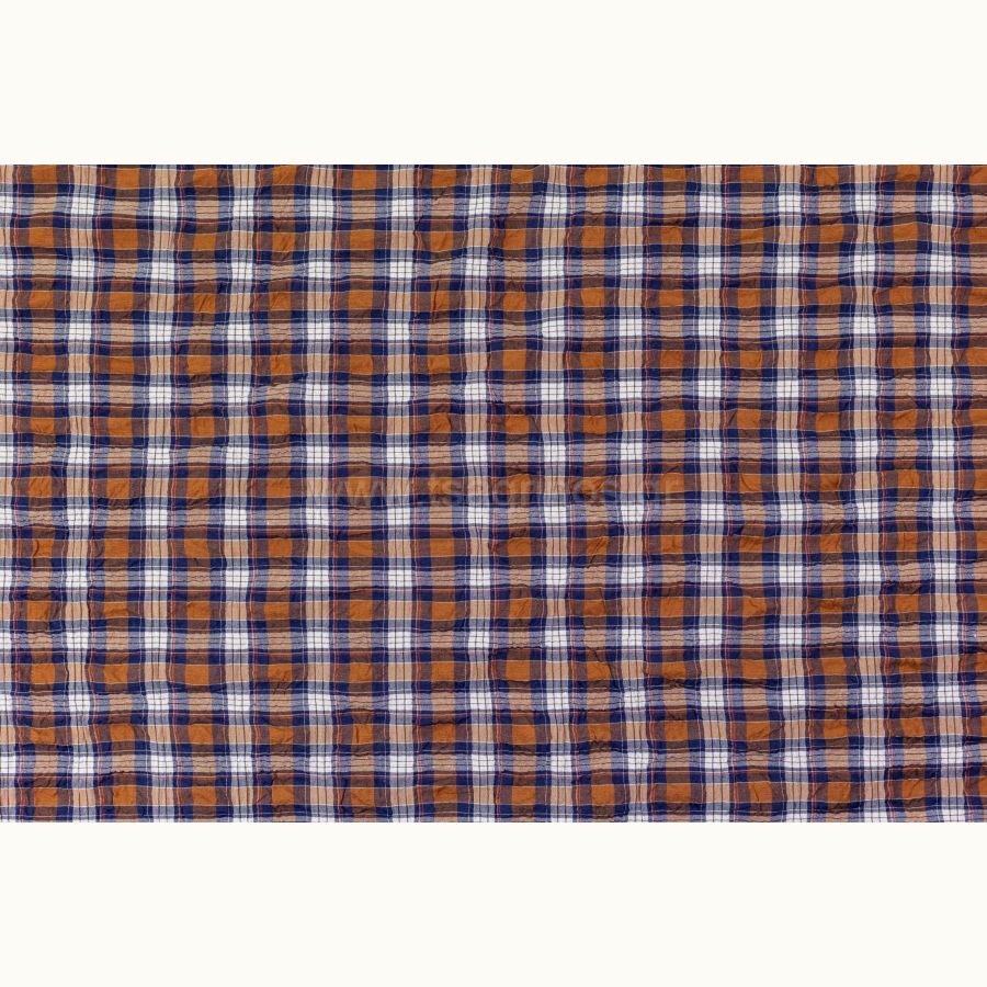 ΥΦΑΣΜΑ ΒΑΜΒΑΚΕΡΟ ΓΚΟΦΡΕ (ΣΧΕΔΙΟ ΚΑΡΟ ΚΑΦΕ-ΑΣΠΡΟ-ΜΠΛΕ)