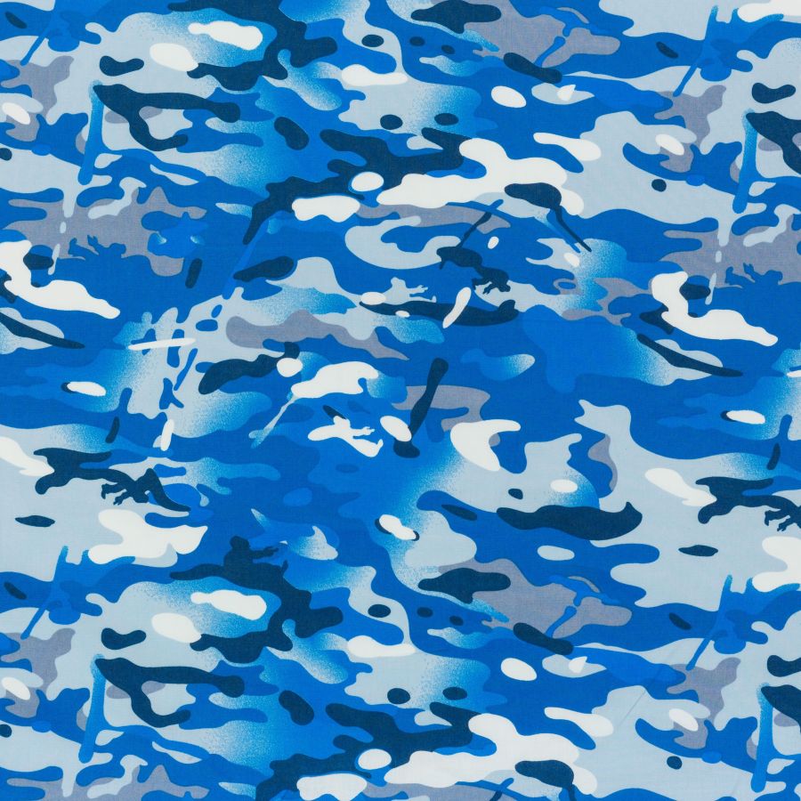 ΥΦΑΣΜΑ ΠΟΠΛΙΝΑ 100% ΒΑΜΒΑΚI - ΣΧΕΔΙΟ ΠΑΡΑΛΛΑΓΗΣ ΜΠΛΕ ΤΥΡΚΟΥΑΖ