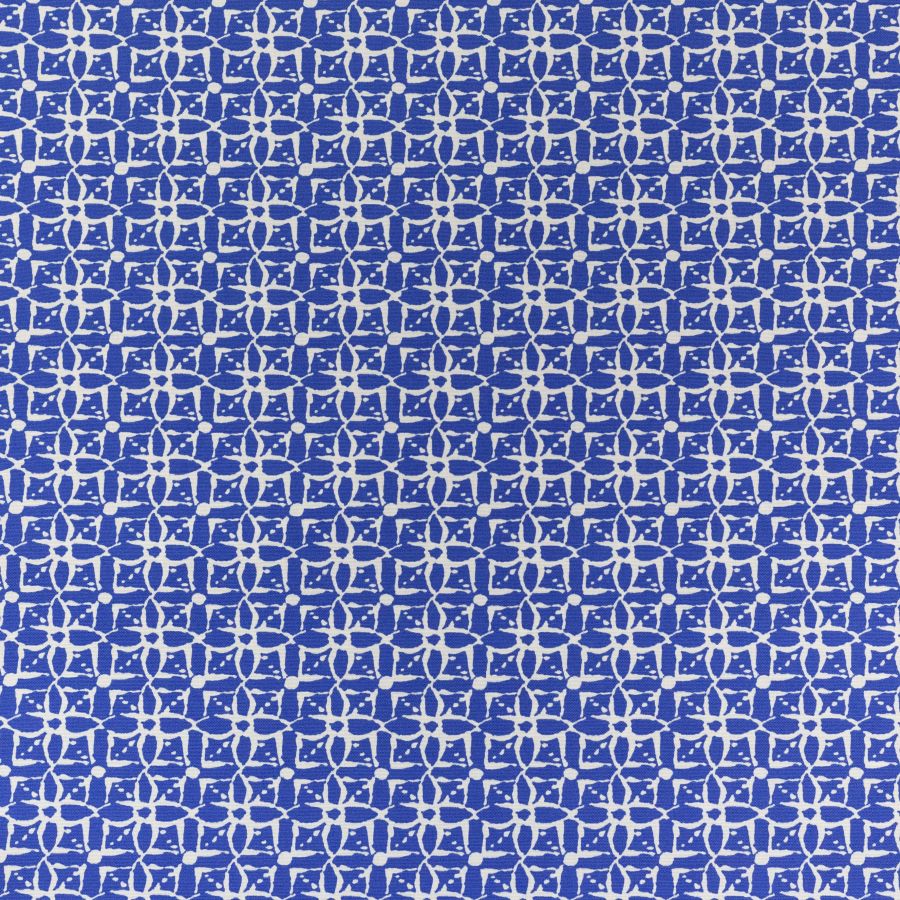 ΥΦΑΣΜΑ ΚΑΡΑΒΟΠΑΝΟ ΒΑΜΒΑΚΕΡΟ ΠΥΚΝΟ ”HALF PANAMA” - ΡΟΜΒΟΙ & ΠΕΤΑΛΑ ΜΠΛΕ/ΑΣΠΡΟ