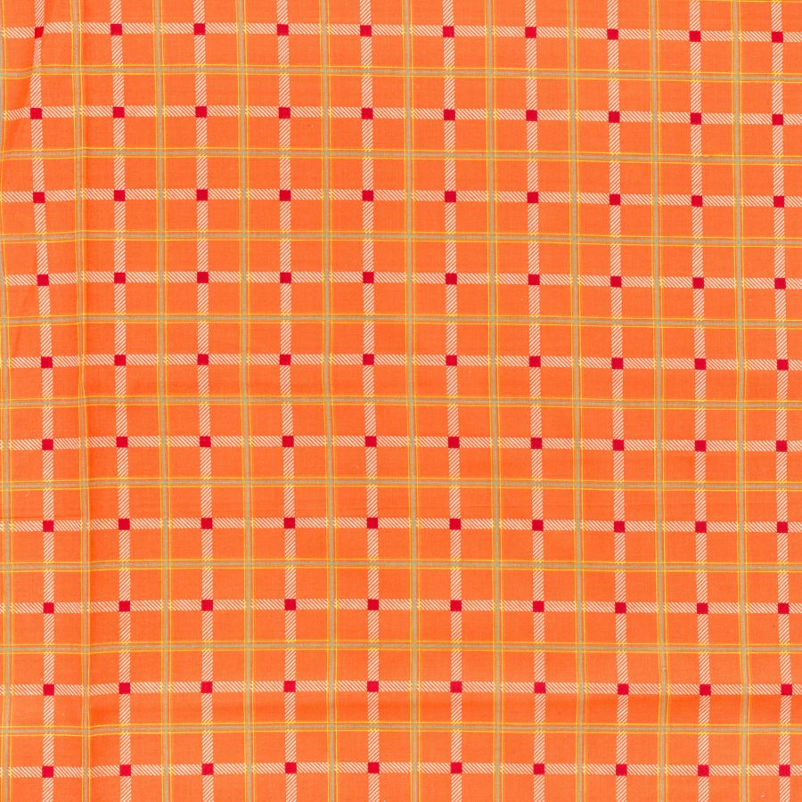 ΥΦΑΣΜΑ ΣΤΑΜΠΩΤΟ ΒΑΜΒΑΚΕΡΟ – ΙΔΑΝΙΚΟ ΓΙΑ ΤΡΑΠΕΖΟΜΑΝΤΗΛΑ & ΔΙΑΚΟΣΜΗΣΗ - ΚΑΡΟ ΠΟΡΤΟΚΑΛΙ/ΠΡΑΣΙΝΟ