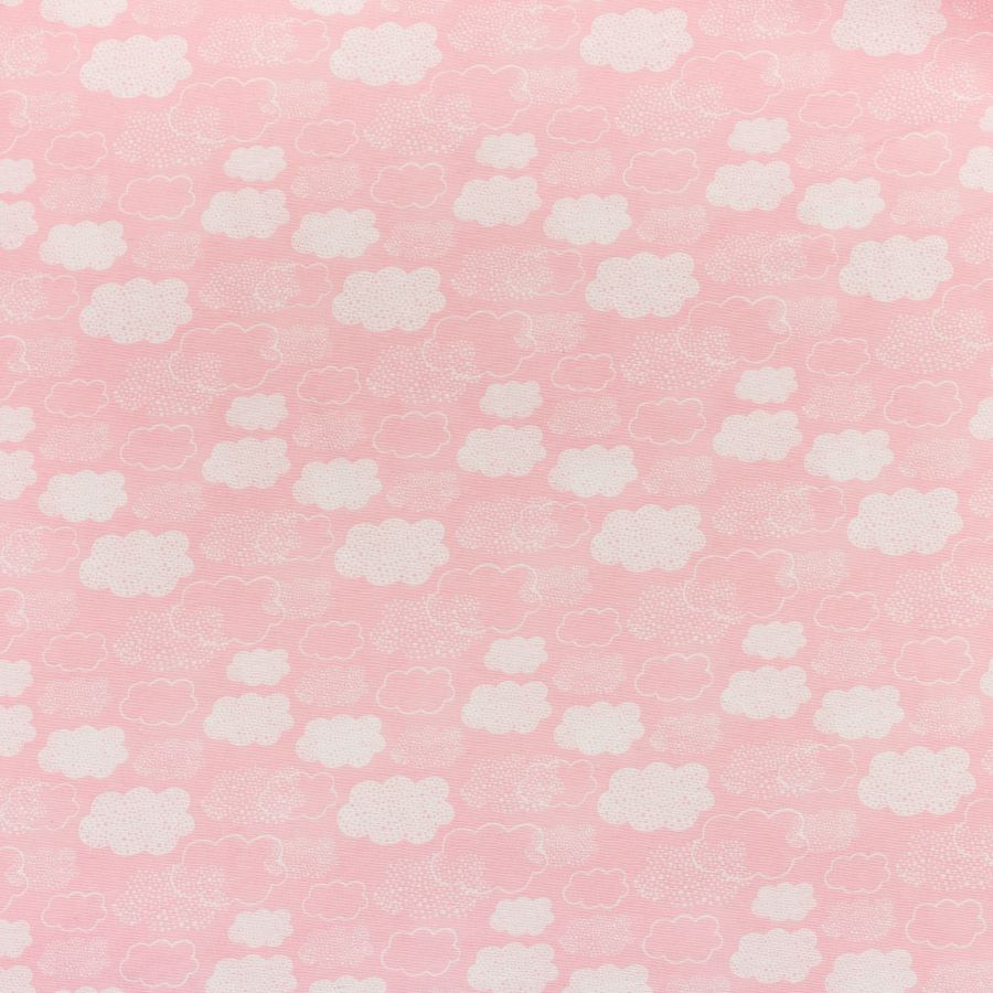 ΥΦΑΣΜA ΛΟΝΕΤΑ PRINTED (ΜΑΛΑΚΟ ΚΑΡΑΒΟΠΑΝΟ) ΡΟΖ ΜΕ ΣΥΝΝΕΦΑΚΙΑ