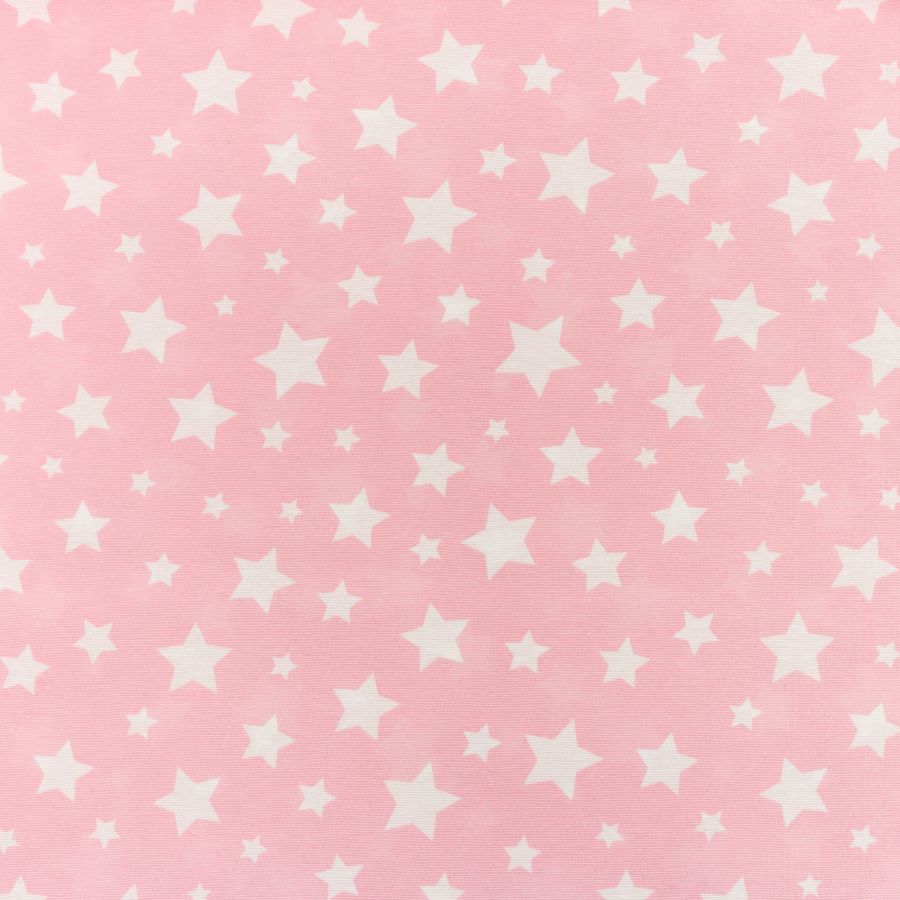 ΥΦΑΣΜA ΛΟΝΕΤΑ PRINTED (ΜΑΛΑΚΟ ΚΑΡΑΒΟΠΑΝΟ) ΡΟΖ ΜΕ ΑΣΤΕΡΑΚΙΑ