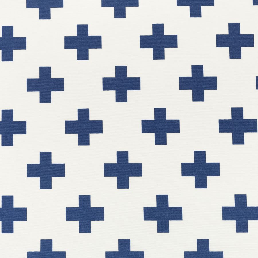 ΥΦΑΣΜA ΛΟΝΕΤΑ PRINTED (ΜΑΛΑΚΟ ΚΑΡΑΒΟΠΑΝΟ) ΣΧΕΔΙΟ ΣΤΑΥΡΟΙ ΜΠΛΕ ΣΕ ΑΣΠΡΟ ΦΟΝΤΟ