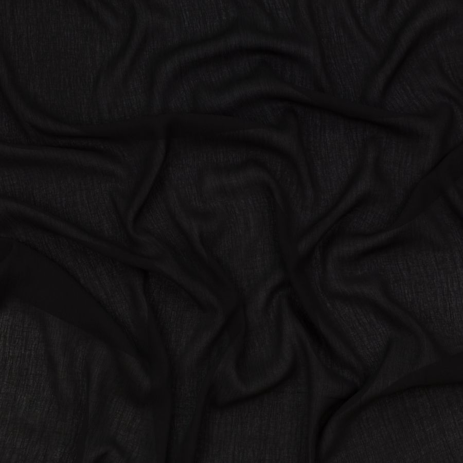 ΥΦΑΣΜΑ ΖΟΡΖΕΤΑ ΓΚΟΦΡΕ ΜΑΥΡΟ - Ρετάλι 1.80μ.