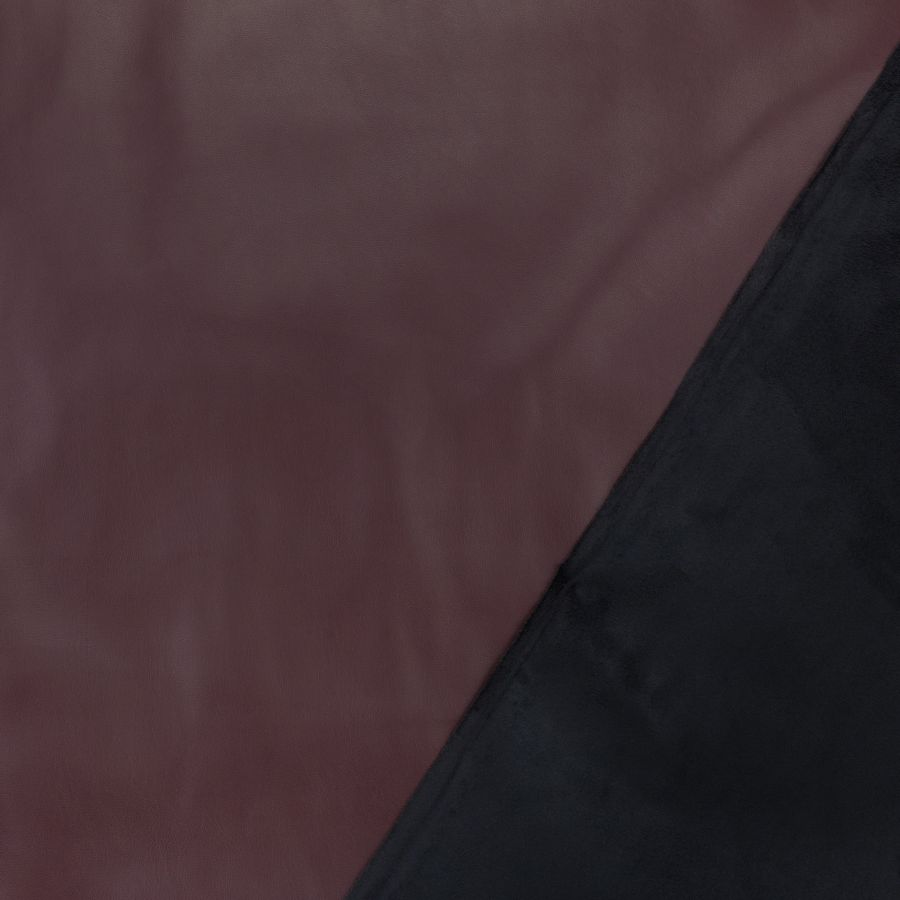 ΥΦΑΣΜΑ ΔΕΡΜΑΤΙΝΗ ΜΕ SUEDE ΕΠΕΝΔΥΣΗ ΕΛΑΣΤΙΚΗ - ΜΠΟΡΝΤΟ ΒΥΣΣΙΝΙ ΣΚΟΥΡΟ