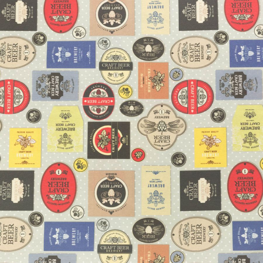 ΥΦΑΣΜA ΛΟΝΕΤΑ PRINTED (ΜΑΛΑΚΟ ΚΑΡΑΒΟΠΑΝΟ) CRAFT BEER LABELS