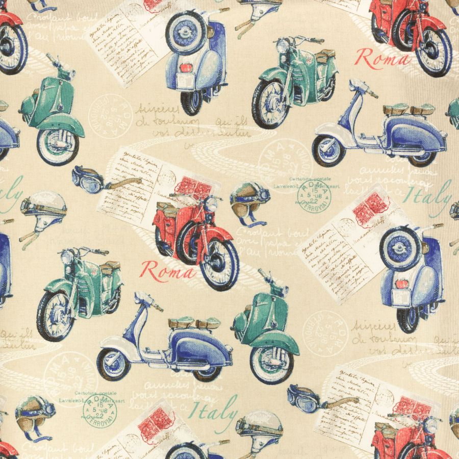 ΥΦΑΣΜA ΛΟΝΕΤΑ PRINTED (ΜΑΛΑΚΟ ΚΑΡΑΒΟΠΑΝΟ) ΙΤΑΛΙΚΕΣ ΒΕΣΠΕΣ & ΜΟΤΟΣΙΚΛΕΤΕΣ (Ρετάλι 2.90 μέτρα)