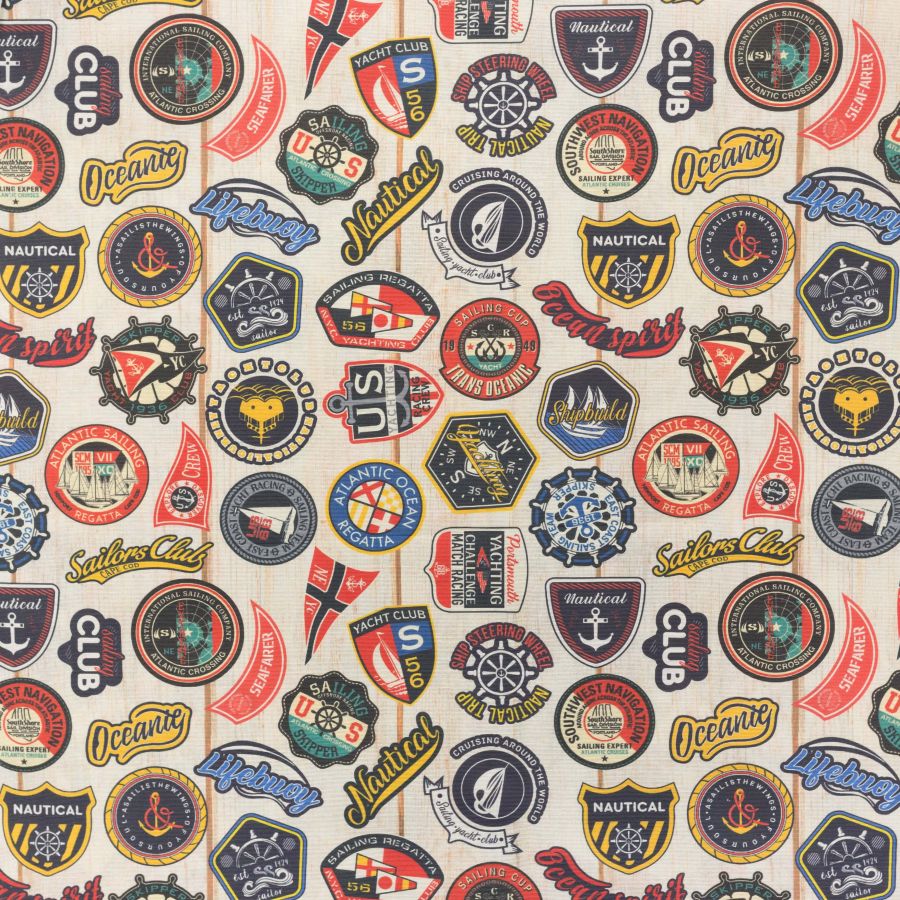 ΥΦΑΣΜA ΛΟΝΕΤΑ PRINTED (ΜΑΛΑΚΟ ΚΑΡΑΒΟΠΑΝΟ) ΝΑΥΤΙΚΟ ΚΛΑΜΠ