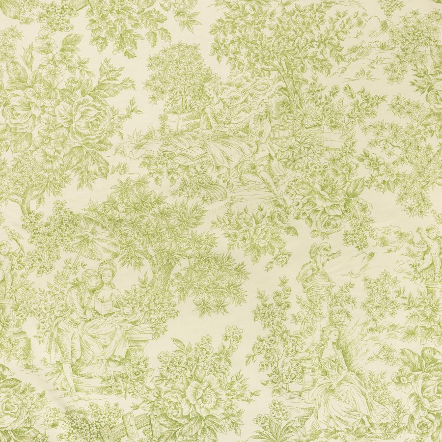 ΥΦΑΣΜΑ ΚΑΡΑΒΟΠΑΝΟ ΒΑΜΒΑΚΕΡΟ ”HALF PANAMA” - ΓΑΛΛΙΚΗ ΕΞΟΧΗ ΠΡΑΣΙΝΟ