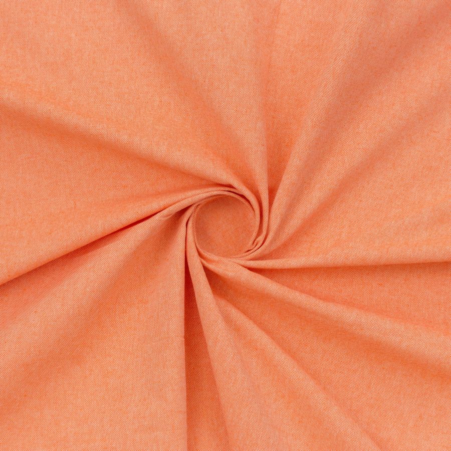 ΥΦΑΣΜΑ 100% ΒΑΜΒΑΚΕΡΟ ΠΥΚΝΟ ΜΕ ΥΦΑΝΣΗ ΛΙΝΟΥ (LINO BLOOM) ΔΙΧΡΩΜΗ ΥΦΑΝΣΗ ΜΠΕΖ-ΠΟΡΤΟΚΑΛΙ