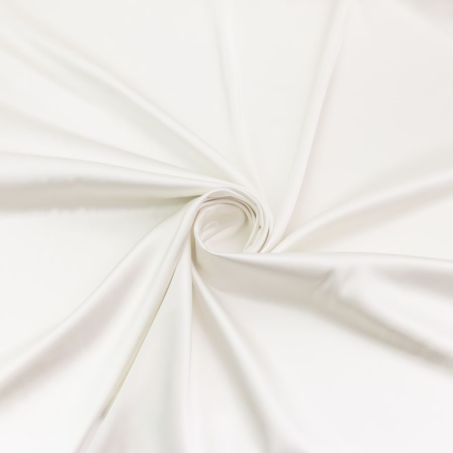 ΥΦΑΣΜΑ ΣΑΤΕΝ ''RASMIR SILK FLOW'' ΣΠΑΣΜΕΝΟ ΛΕΥΚΟ