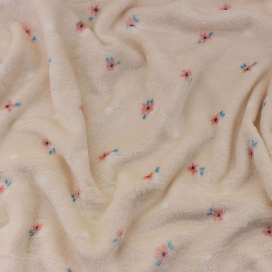 ΥΦΑΣΜΑ ΦΛΙΣ ΓΟΥΝΑΚΙ ''POLAR FLEECE'' ΣΧΕΔΙΟ ΦΛΟΡΑΛ ΠΟΥΑ - Ρετάλι 3μ.