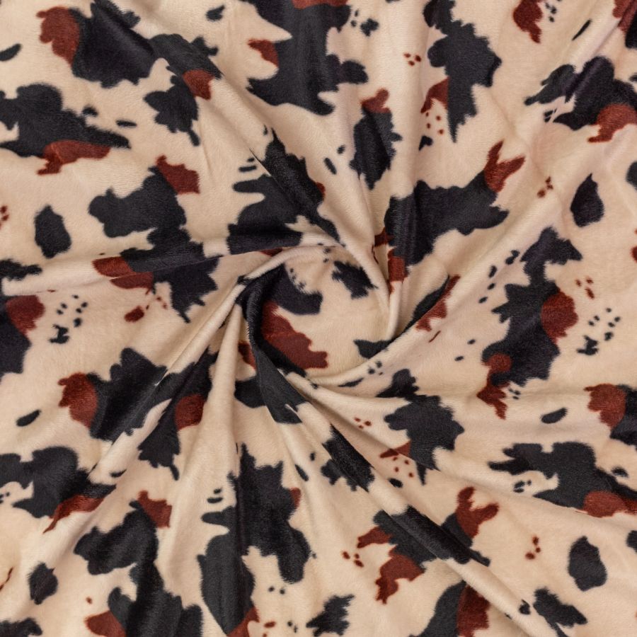 ΥΦΑΣΜΑ ΓΟΥΝΑ ΛΕΠΤΗ ΟΙΚΟΛΟΓΙΚΗ ''COW PRINT BROWN'' 